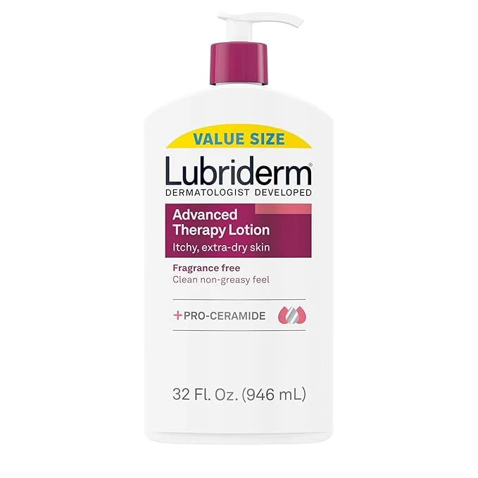 Official Lubriderm Advanced Therapy Fragrance- Moisturizing Hand Body Lotion Effective