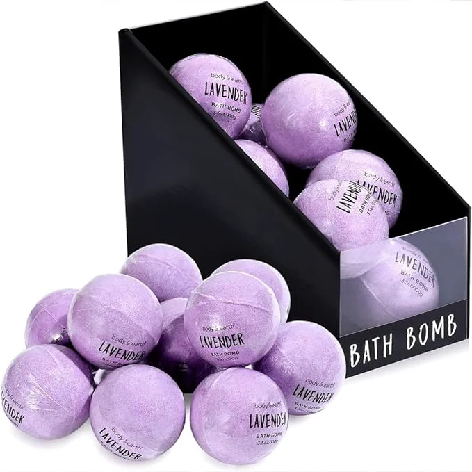 Stylish BODY EARTH Bath Bombs Gift Set Convenient