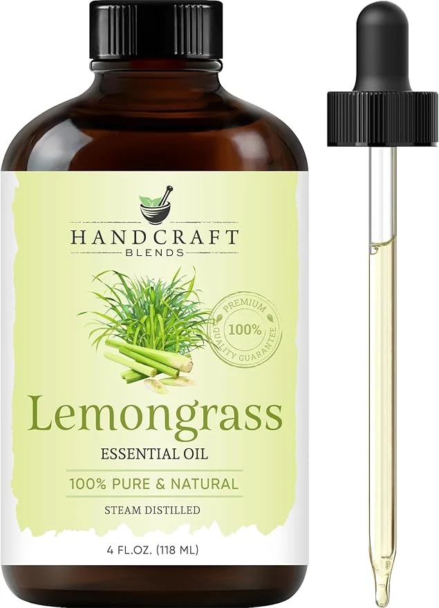 Proven Handcraft Blends Lemongrass Essential Oil – Huge 4 Fl Oz – Pure and High-Performance