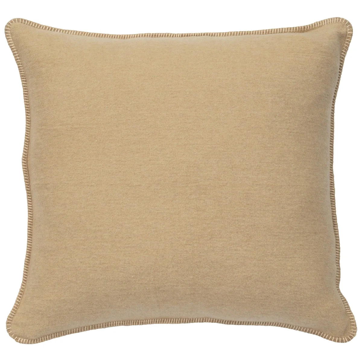 Crafted Solid Cream Euro Sham Soft