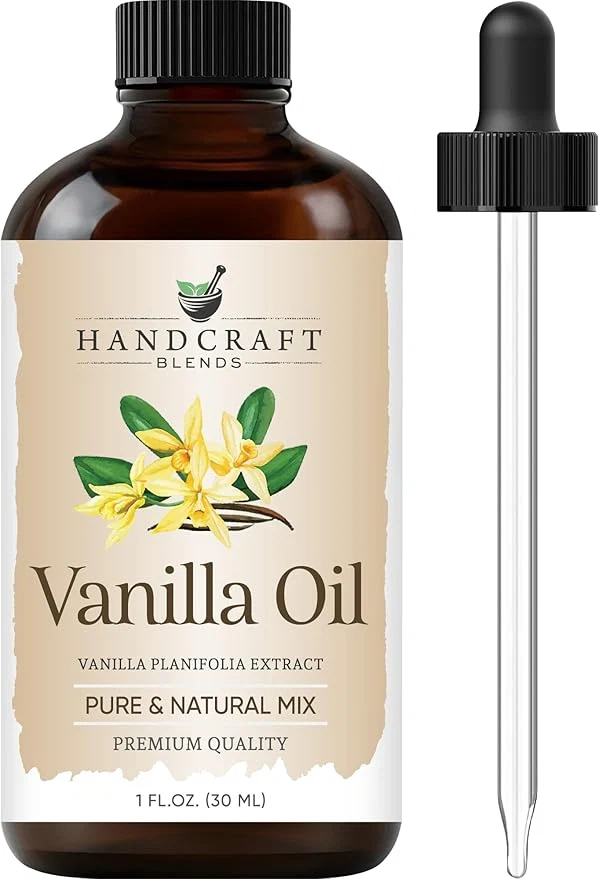 Handcraft Blends Vanilla Essential Oil – 1 Fl Oz – Pure and Natural Mix – Healthy