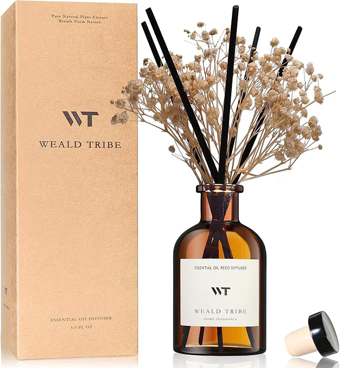 Top-Quality WEALD TRIBE Reed Diffuser Set for Bathroom Air Fresheners Oil Diffuser Sticks Original Design