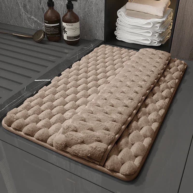 Enhanced Ownkoti Solid Color Non-slip Absorbent Bath Mat Expertly Made