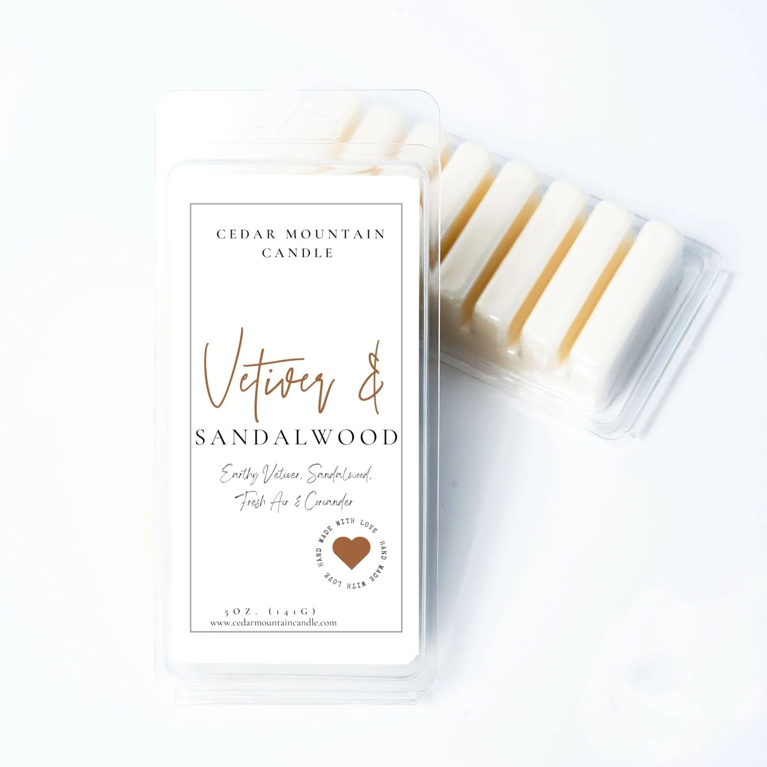 Pure Vetiver amp Sandalwood – 5.5 oz Wax Melts Refined