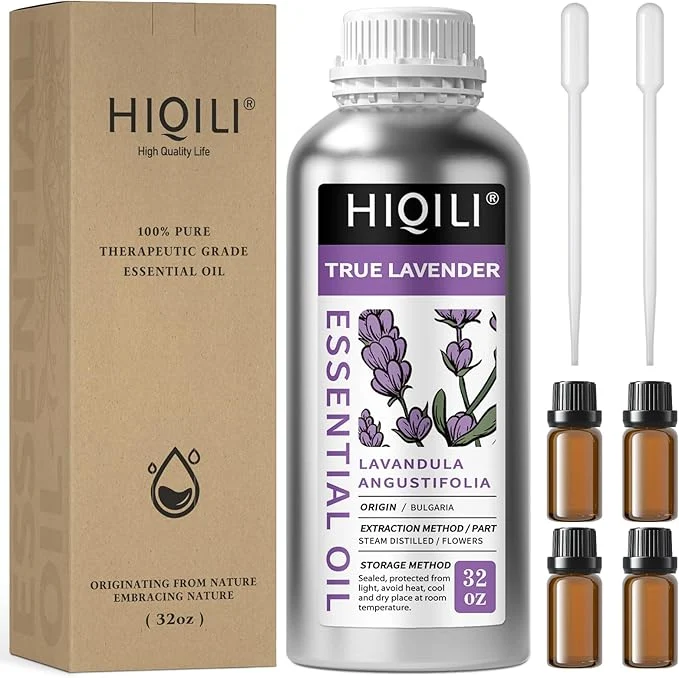 High-Grade HIQILI Lavender Essential Oil Large Capacity Natural High-Performance