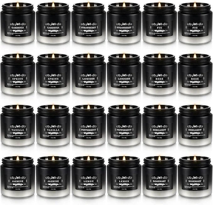 Smooth YOROXRG 24 Pack Scented Candles Quality
