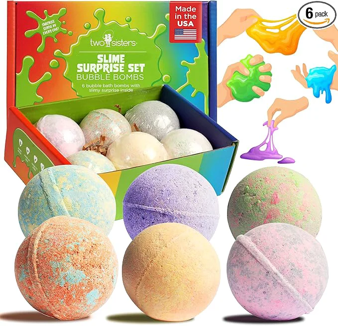 Effective Bubble Bombs for Kids with Surprise Bath Slime Inside Selected