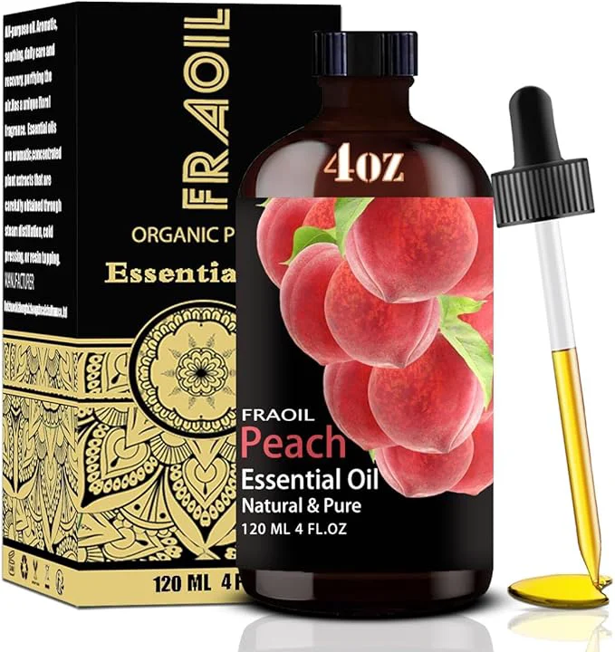 Recyclable Peach Essential Oil Peach Oil 4 Fl Oz 120ML Stylish