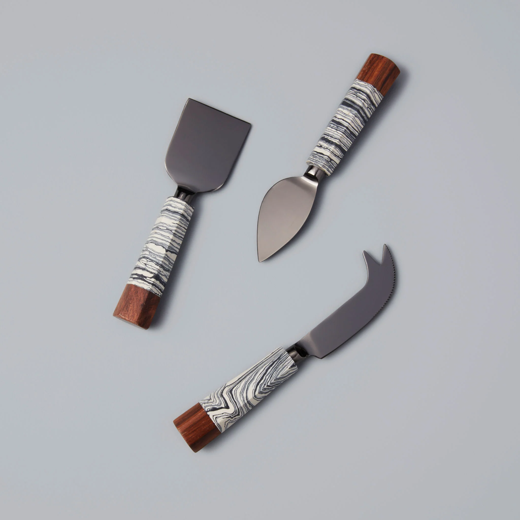 Premium Zebra Cheese Knives Set of 3 High-Performance