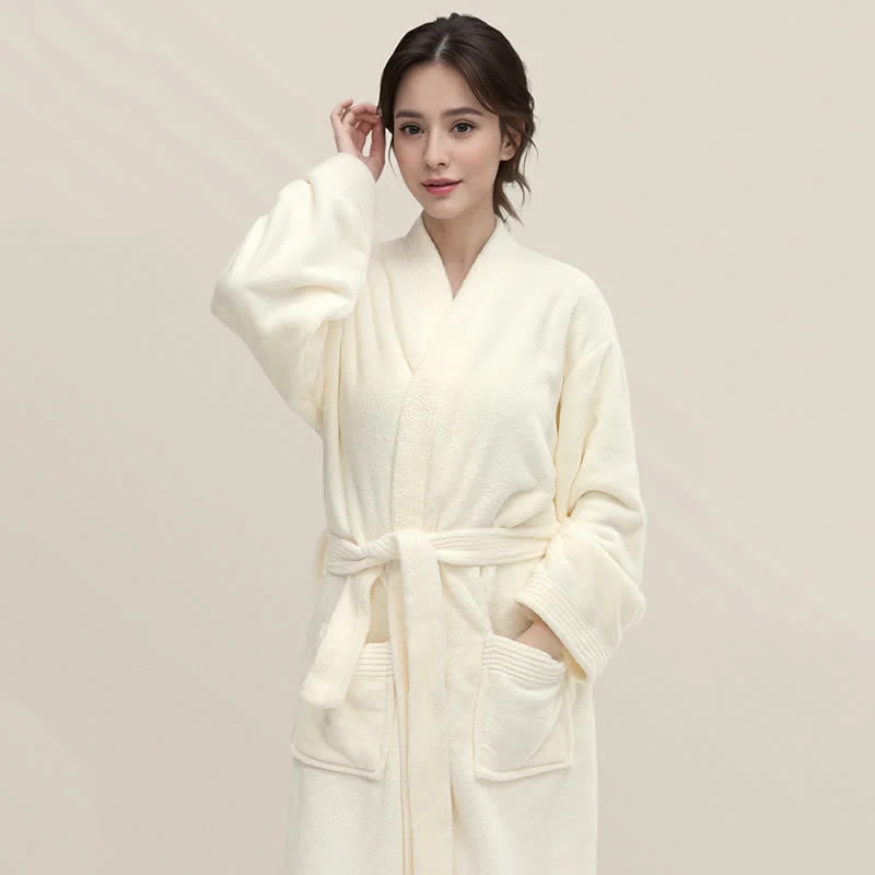 Relaxed Ownkot Unisex Cozy Hotel amp Spa Terry Cloth Robe Contemporary