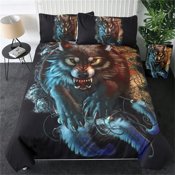 Crafted Wolf Duvet Cover Verified
