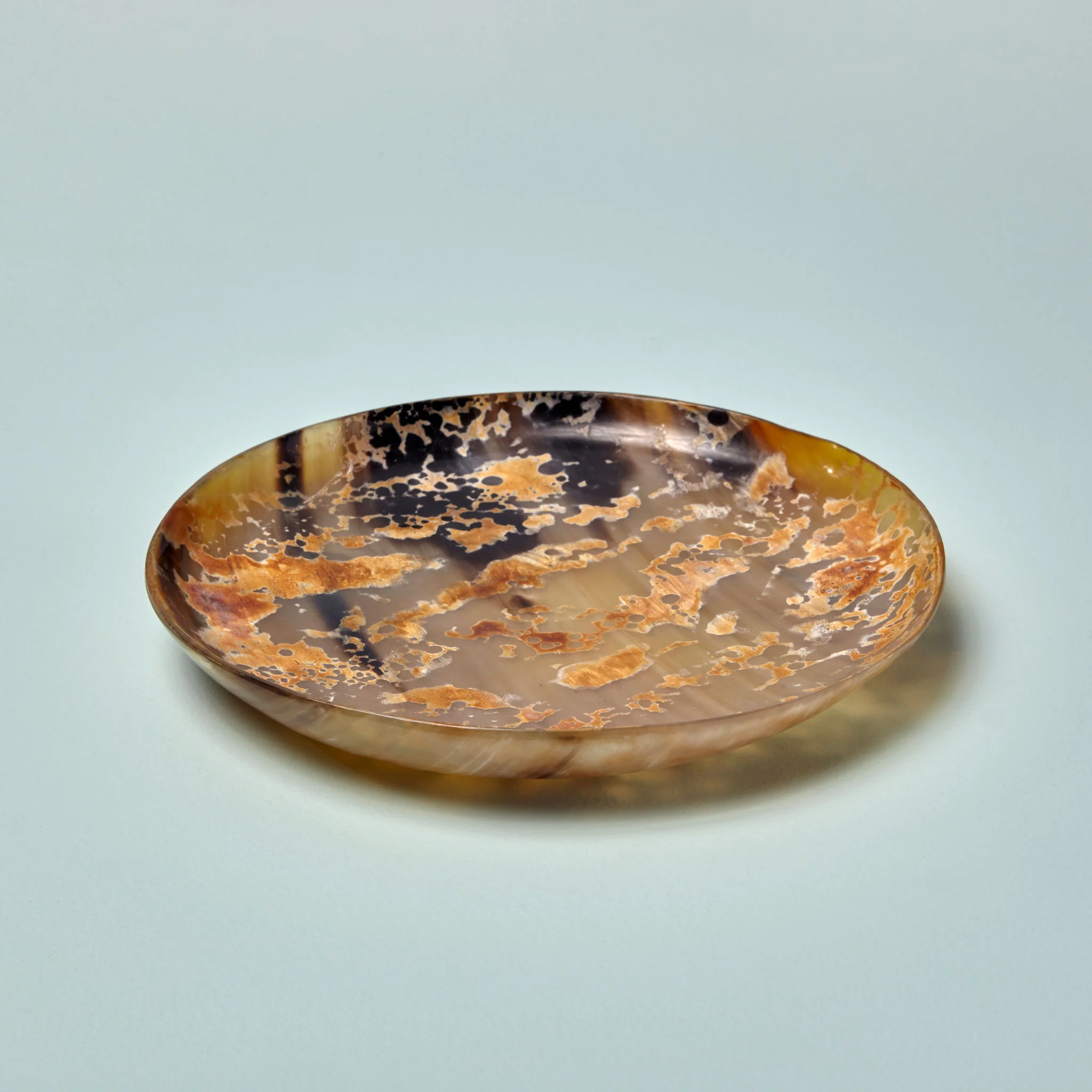 Casual Horn Side Speckled Plate Quality