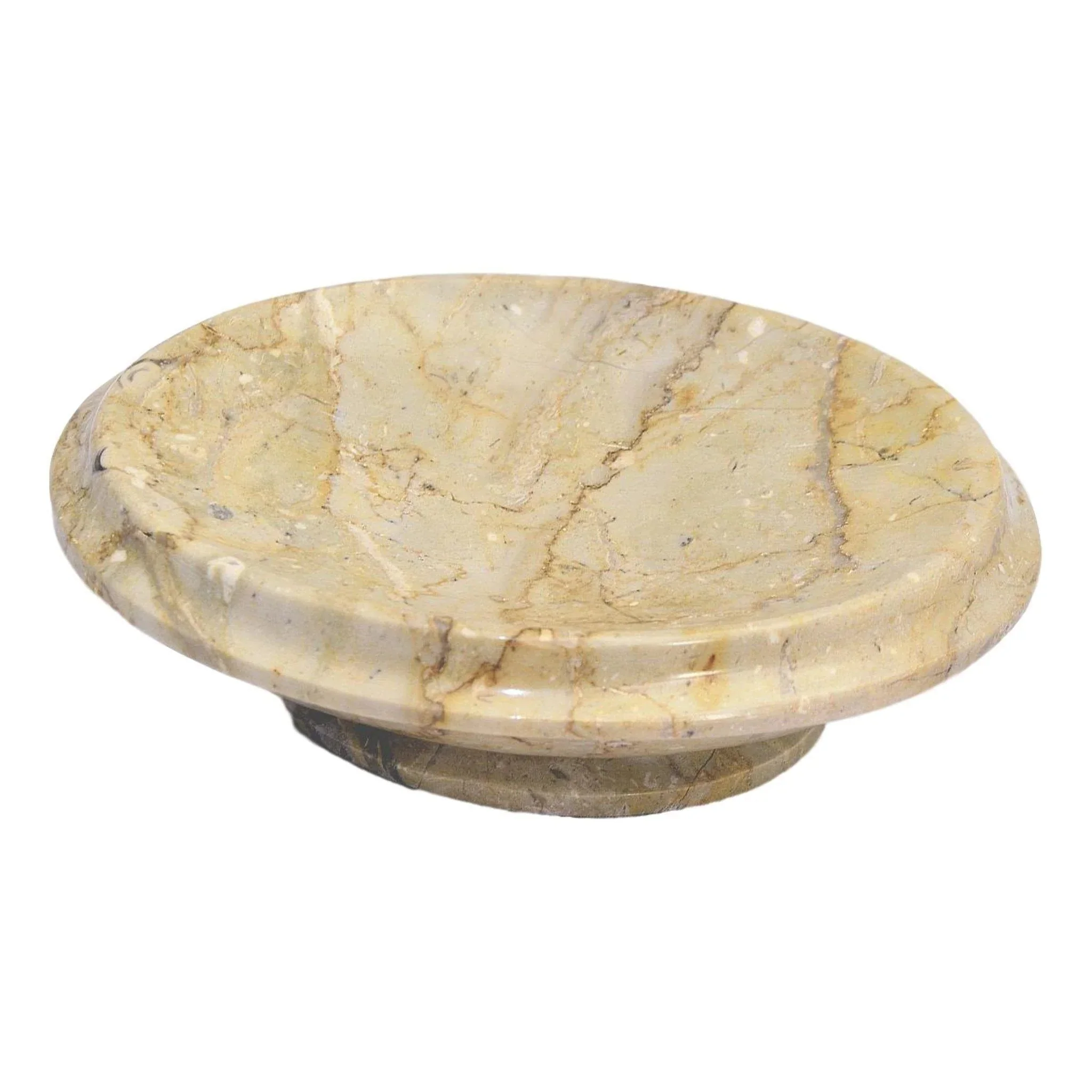 Optimized Marble Soap Dish of Sahara Beige Marble Casual