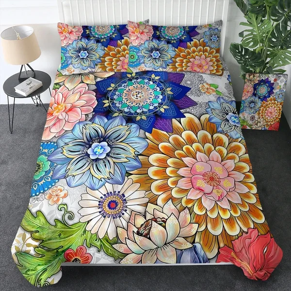 Elite Mandala Flower Duvet Cover Consistent