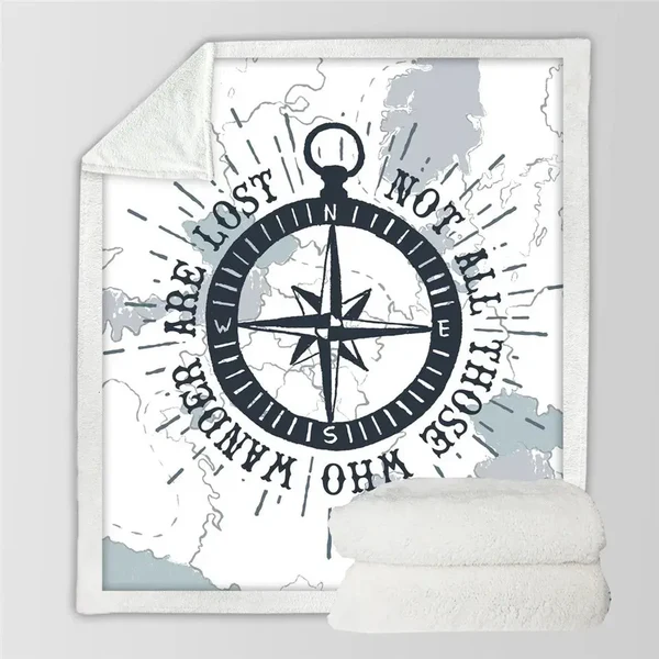 Artisan Compass Throw Blanket Original