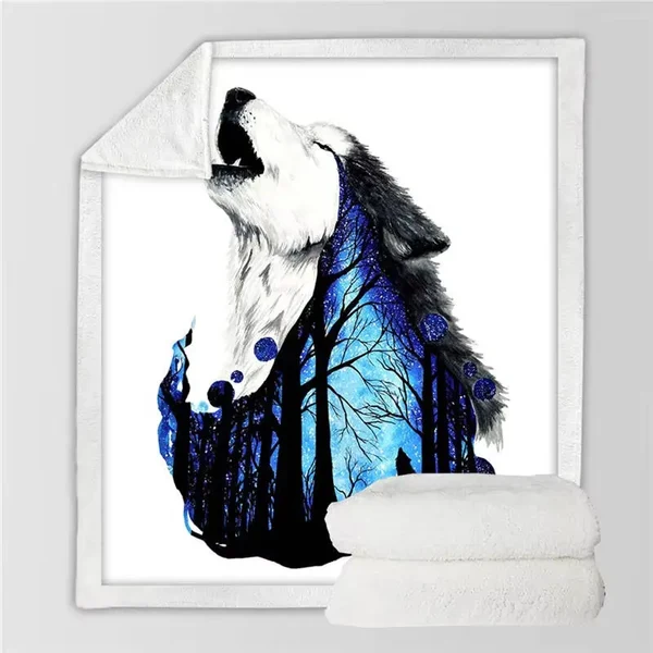 Consistent Wolf Throw Blanket Next-Generation