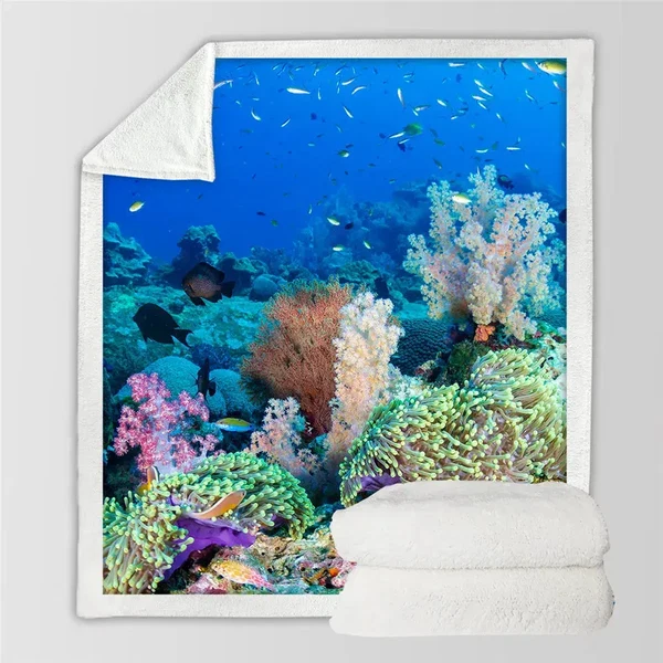 Prestigious Tropical Fish Throw Blanket Trendy