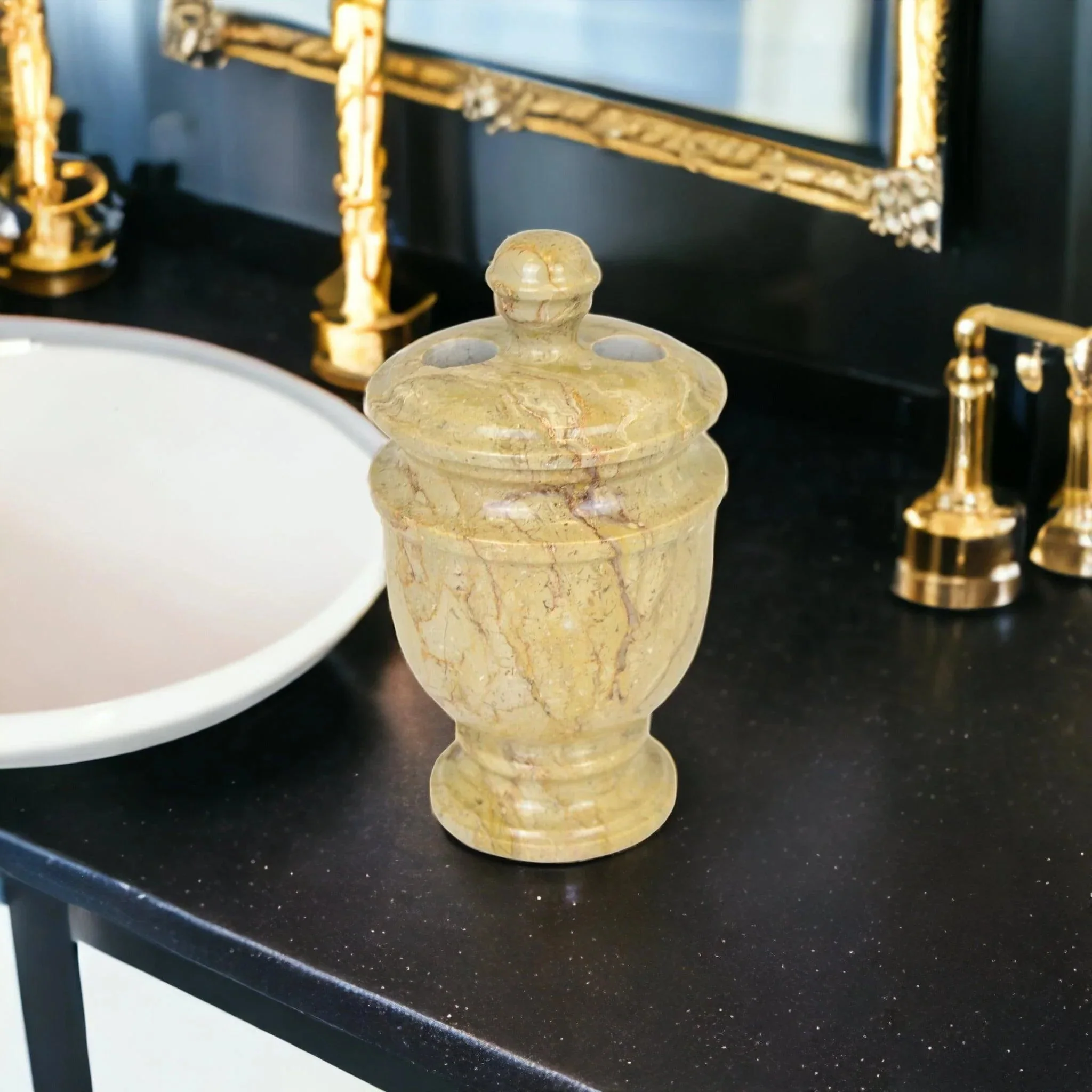 Elite Marble Toothbrush Holder Fast