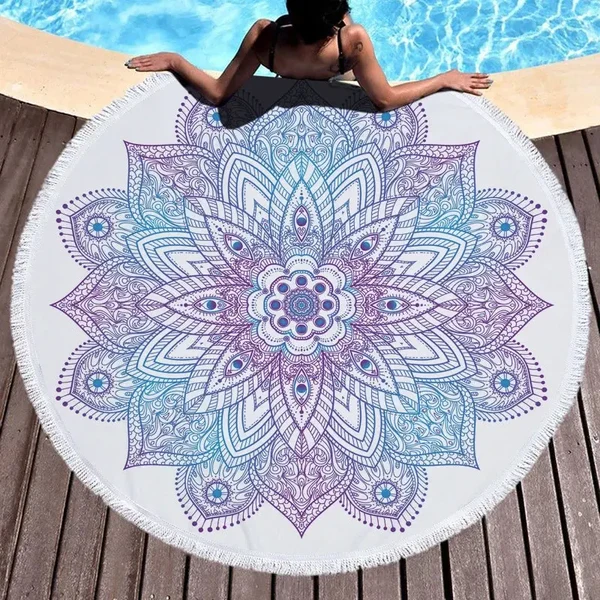 Superior Mandala Round Towel Responsible