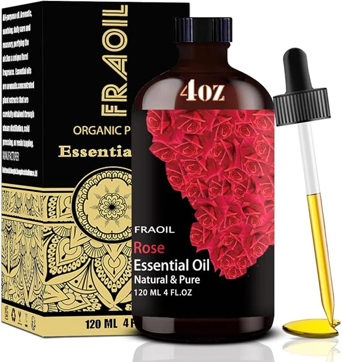 Fashionable Rose Essential Oil Rose Oil 4 Fl Oz 120ML Responsible