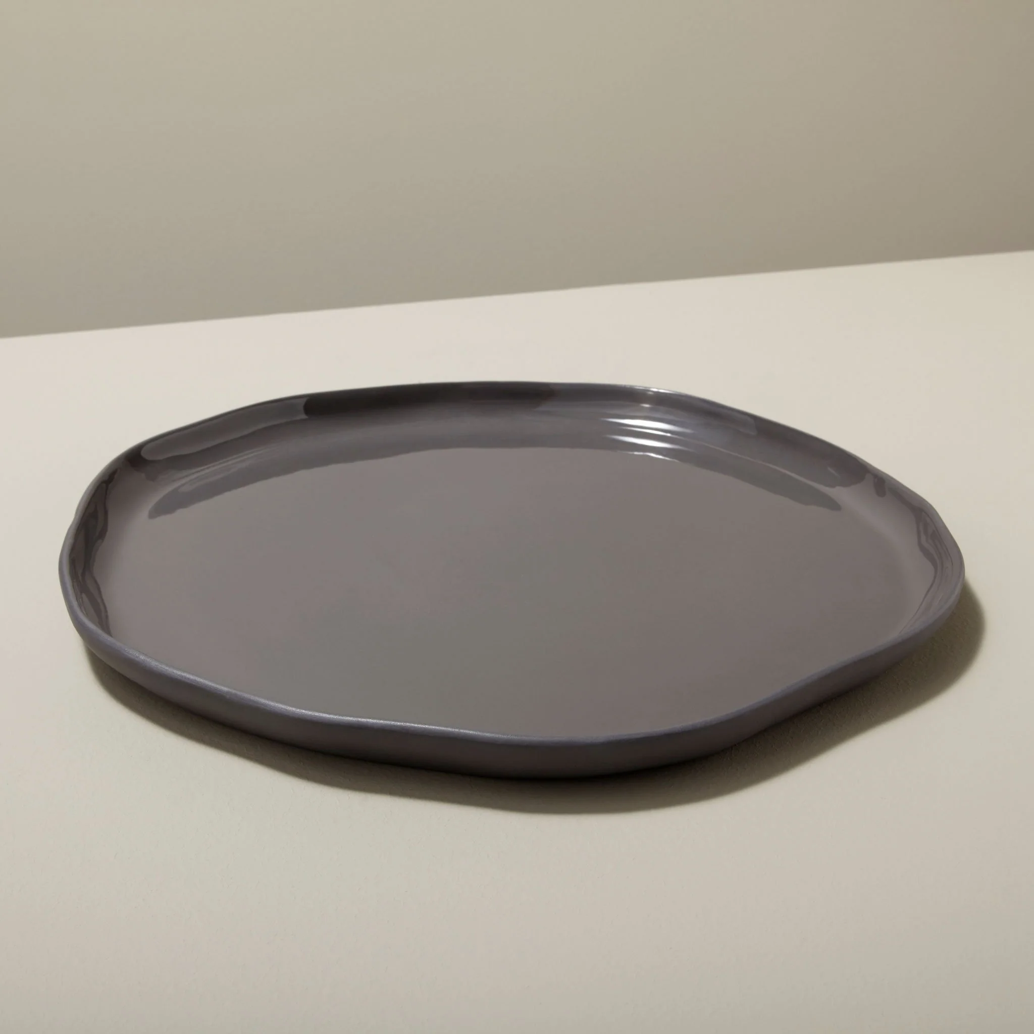 Smart Tam Stoneware Flat Dinner Plate Slate Set of 4 Powerful