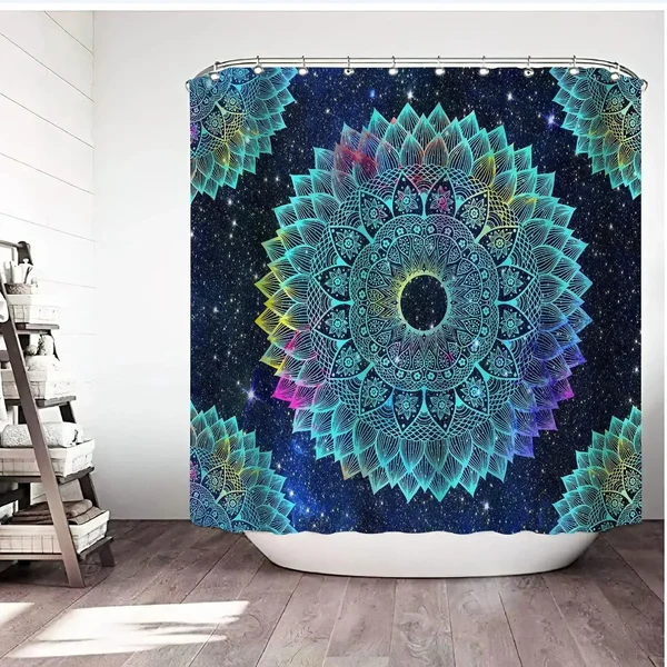 Casual Mandala Shower Curtain High-Quality
