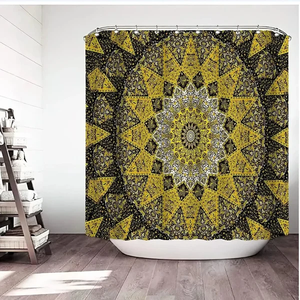 Secure Mandala Shower Curtain Prestigious