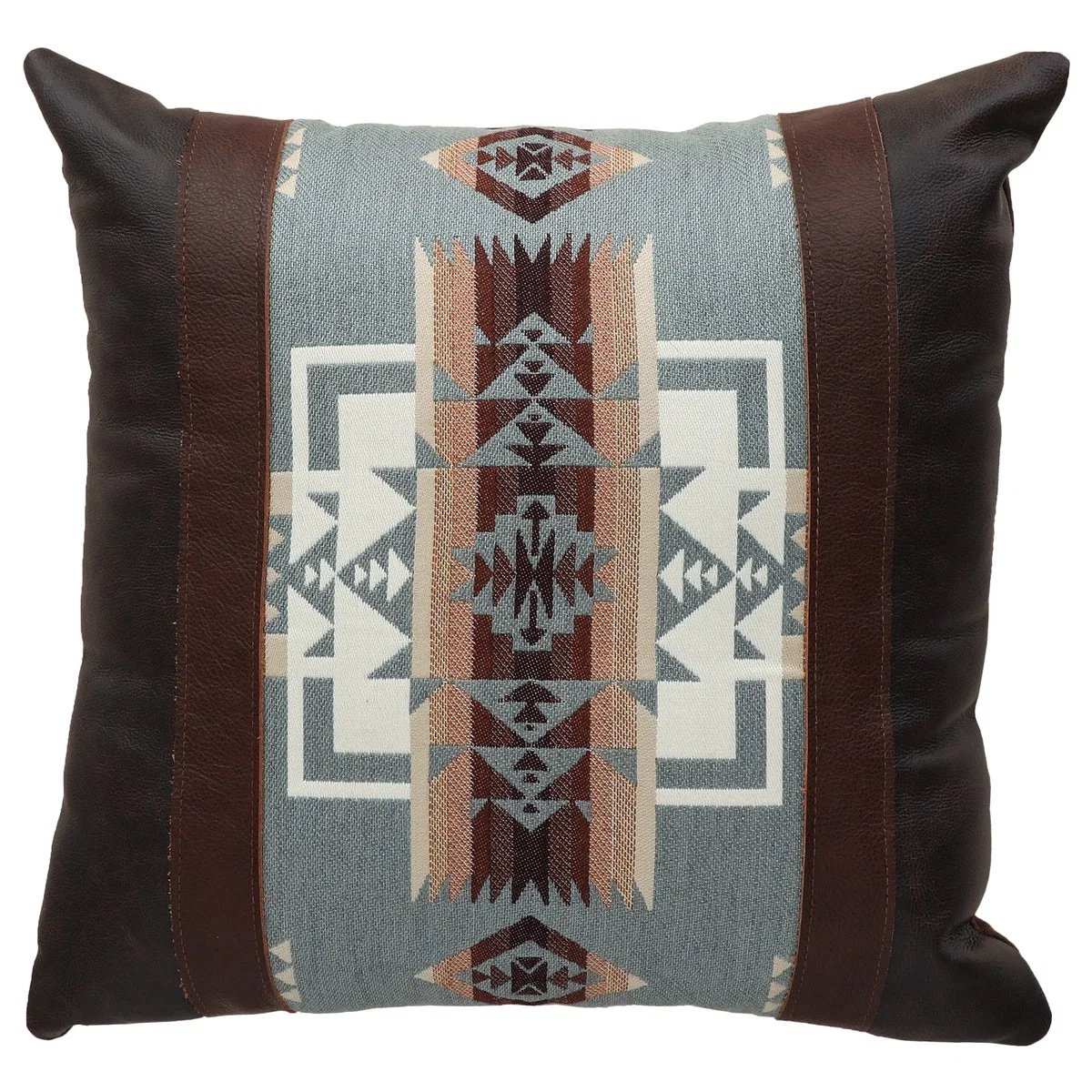Effective Wooded River Chief Joseph Leather Pillow – 18×18 Comfortable