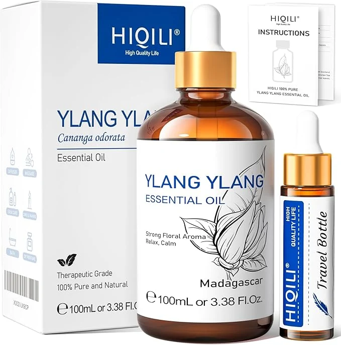 Exceptional HIQILI Ylang-Ylang Essential Oil Long-Lasting Scent Environmentally Friendly