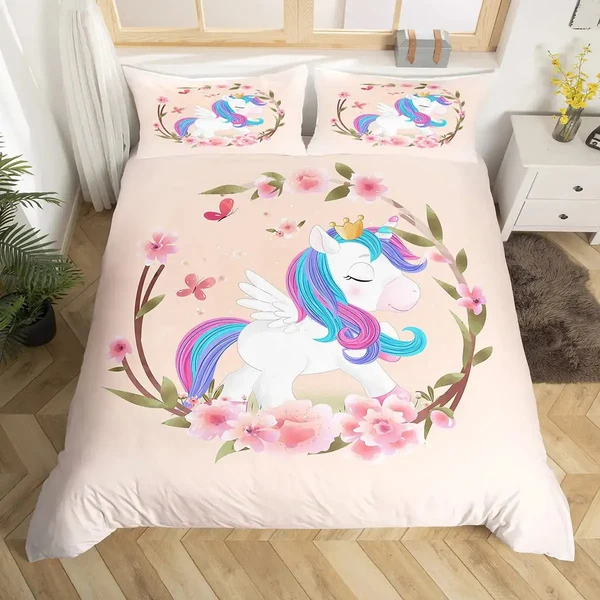 Solid Unicorn Doona Cover Easy-to-Use
