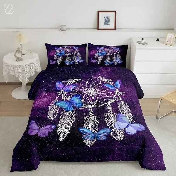 Convenient Butterfly Dreamcatcher Duvet Cover Optimized