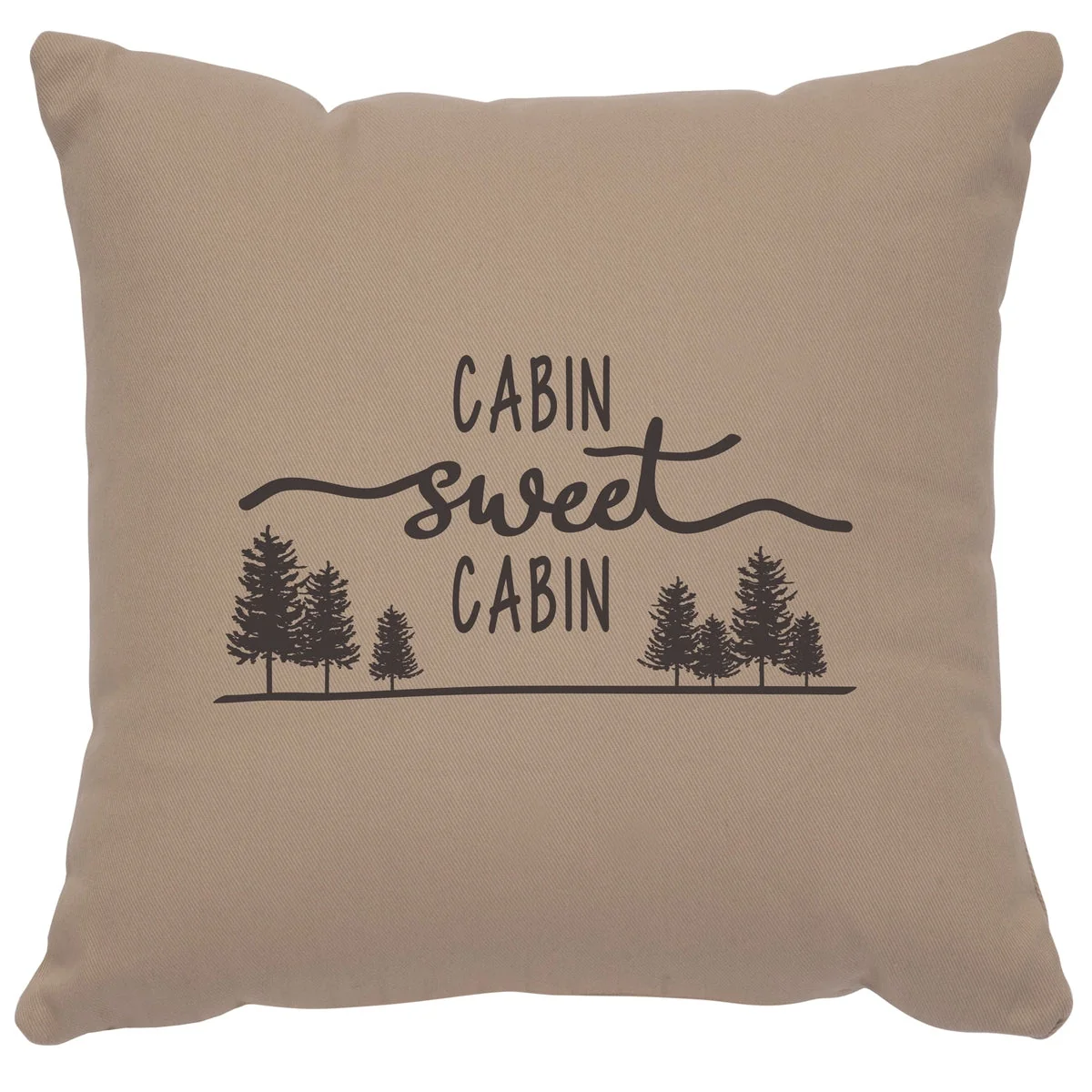 Versatile quot Sweet Cabin quot Image Pillow – Cotton Alabaster Crafted