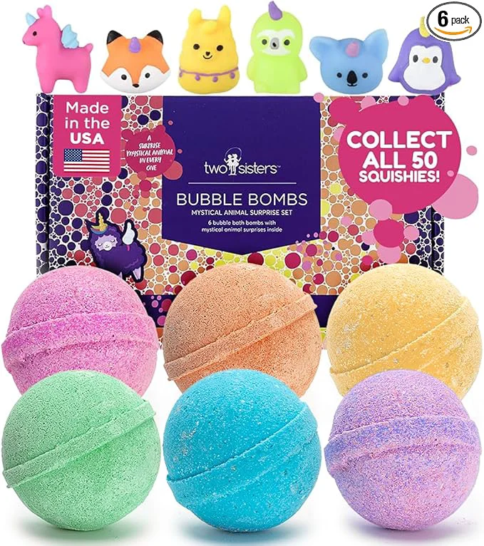 Classic Mystical Bath Bombs for Girls and Boys Pure