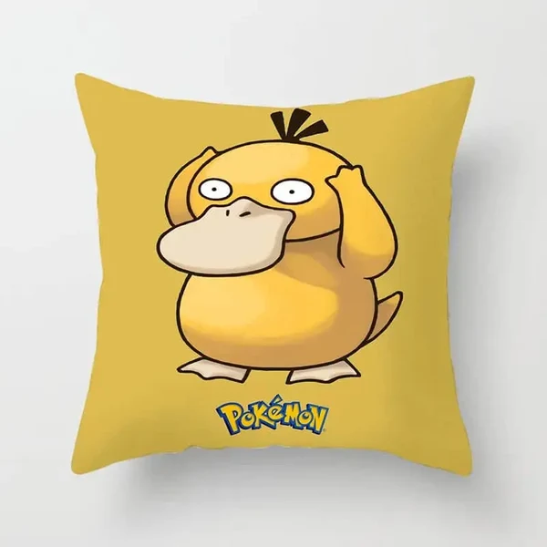 Sustainable Psyduck Pokemon Cushion Cover Elegant