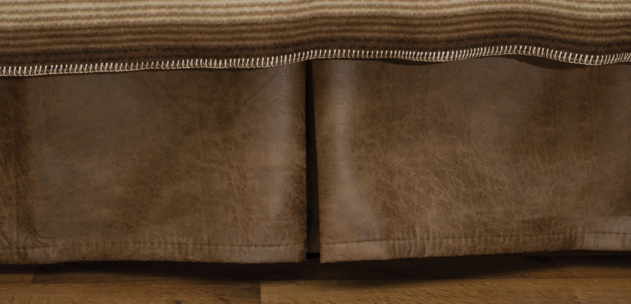Green Zarape Bed Skirt Crafted