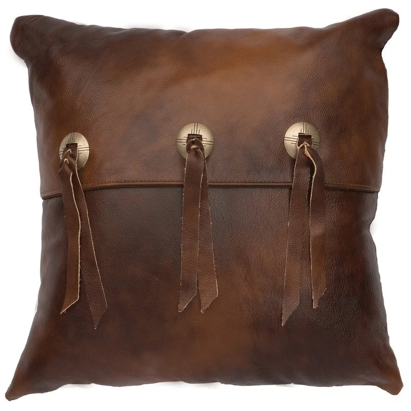 Trusted Harness Leather Pillow II 16×16 Unique