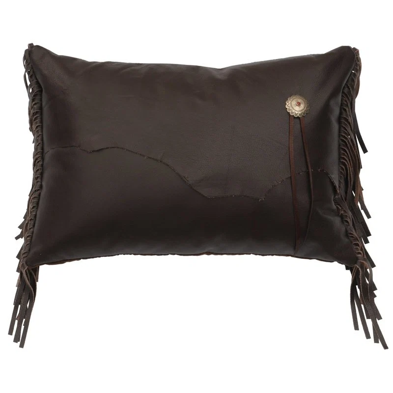Clean Mesa Leather Decorative Pillow 12×18 Dependable