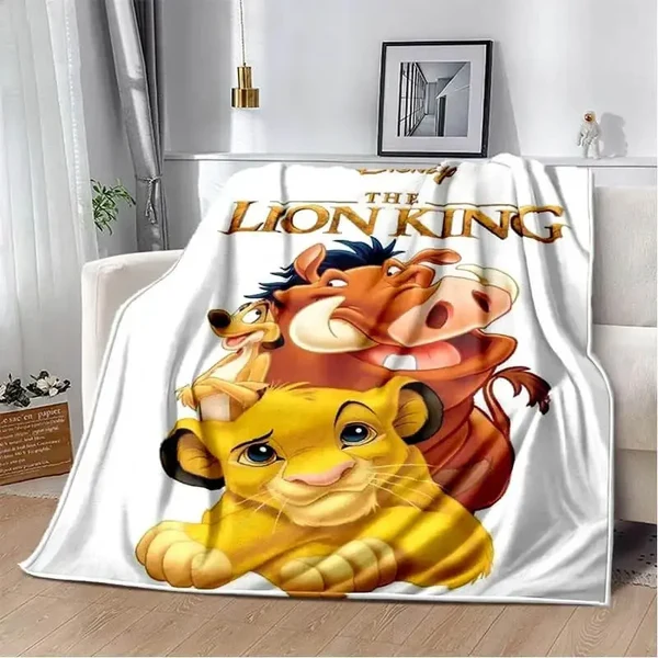 Authentic Lion King Throw Blanket Refined