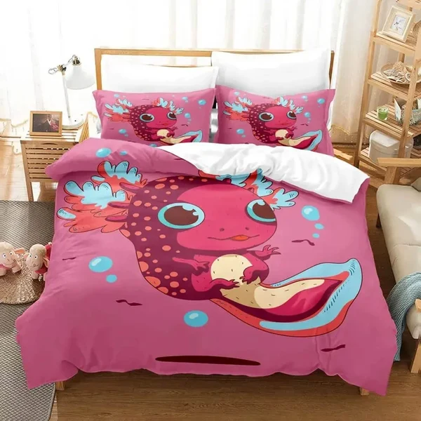 Solid Axolotl Duvet Cover Contemporary
