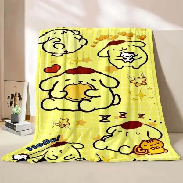 Stylish Pompompurin Cartoon Throw Blanket Reliable