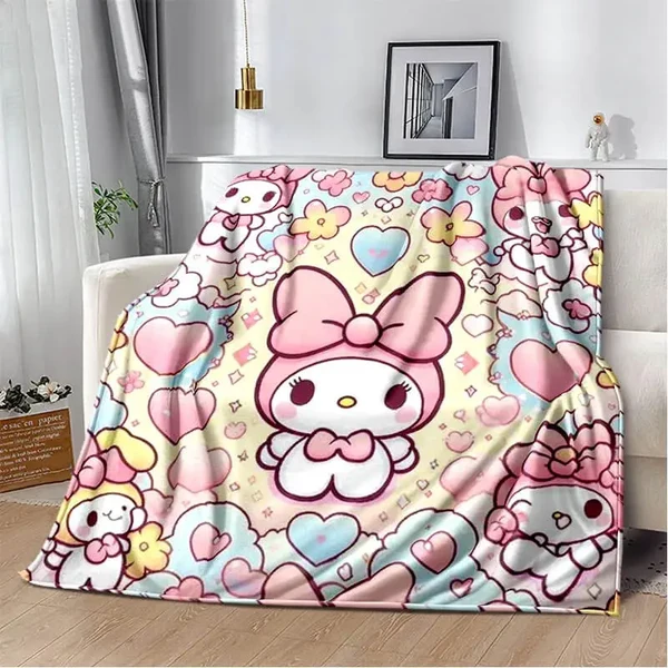 Natural Sanrio My Melody Throw Blanket Practical
