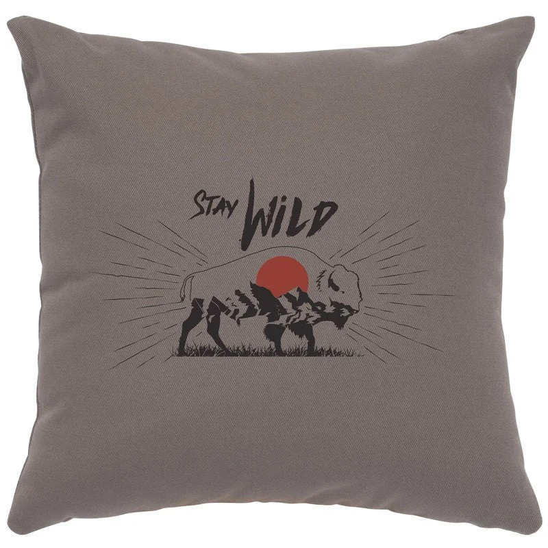 Verified quot Stay Wild quot Image Pillow 16×16 Authentic