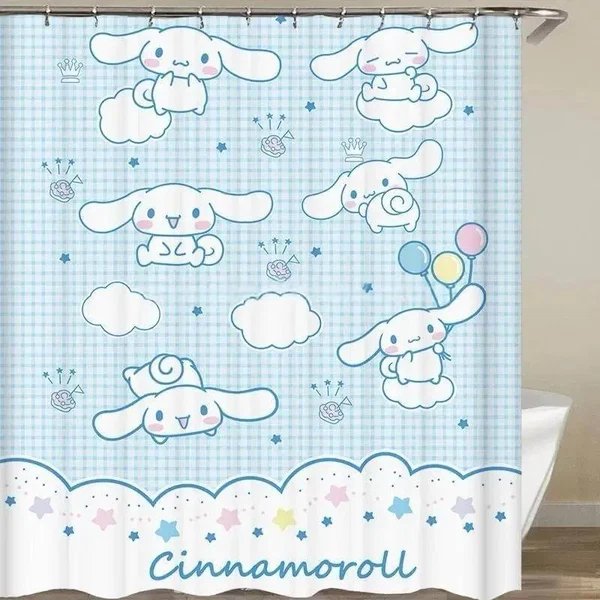 Detailed Cinnamonroll Shower Curtain Artisan