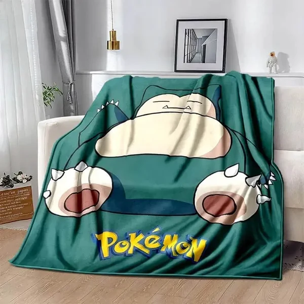 World-Class Snorlax Pokemon Throw Blanket Fast