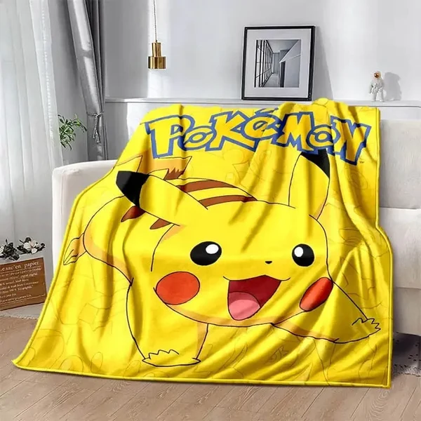 Fine Pikachu Throw Blanket Modern