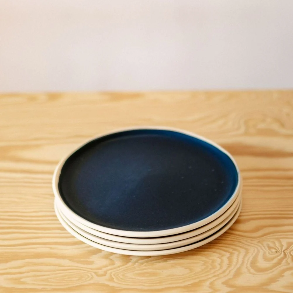 Specialty Treves Side Plate Navy Set of 4 Breathable