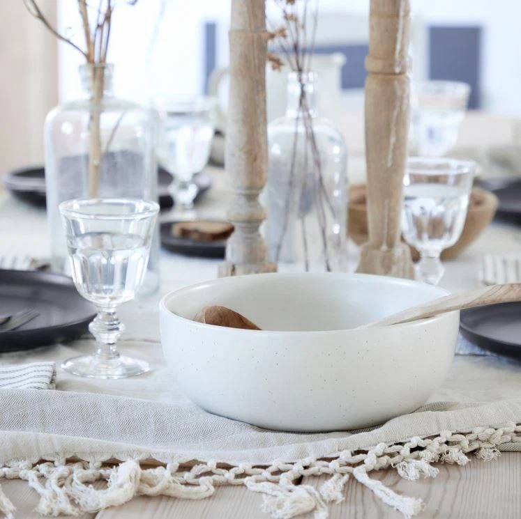 Exclusive Pacifica 10 quot Serving Bowl Vanilla Top-Quality