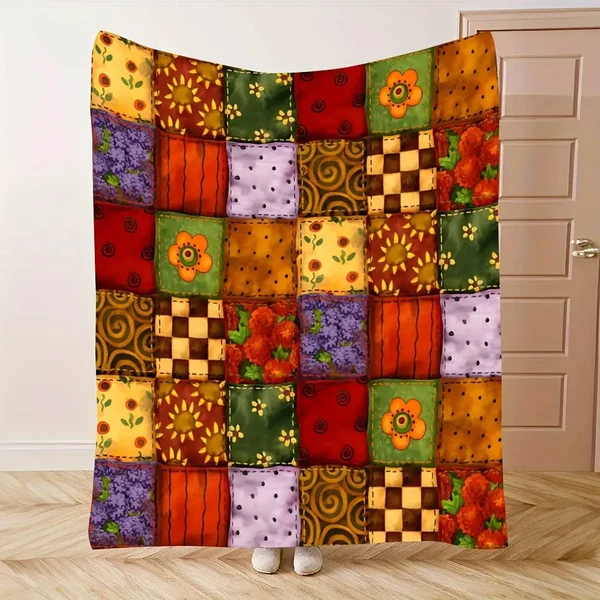 Unique Vintage Floral Throw Blanket World-Class