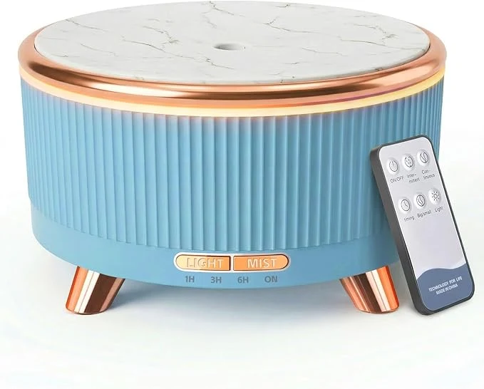 Refined 500ML Large Capacity Essential Oil Diffuser Ultrasonic Aromatherapy Diffuser Minimalist