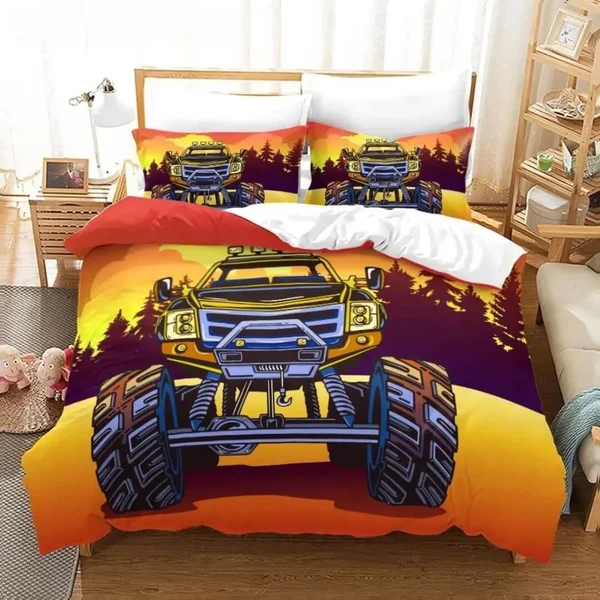 Original Monster Jam Truck Doona Cover Green